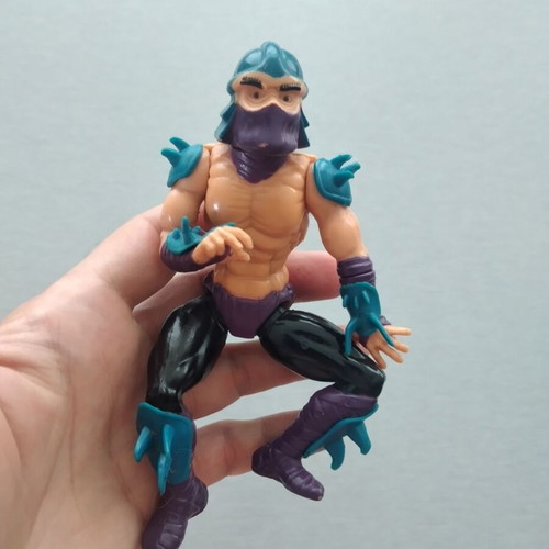 Vintage Teenage Mutant Ninja Turtles Shredder action figure used