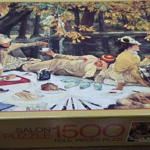 Puzzle MB 1500 like new Janes Tissot - The Picnic