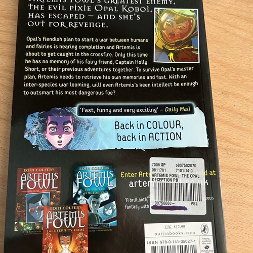 Artemis Fowl The Opal Deception graphic novel new
