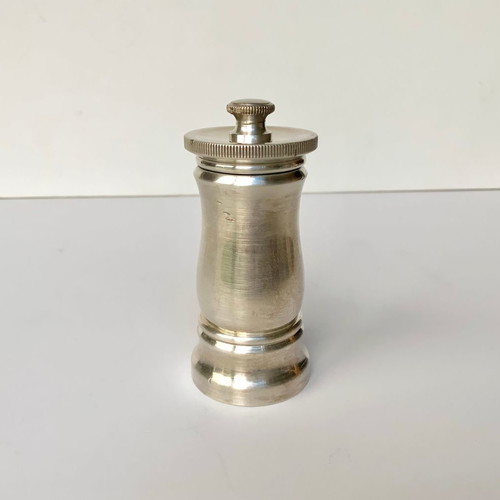 Silver-plated vintage 1960/70s grinder used decorative item