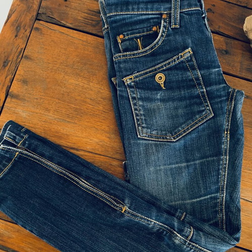 Fornarina vintage jeans used, blue, size XS