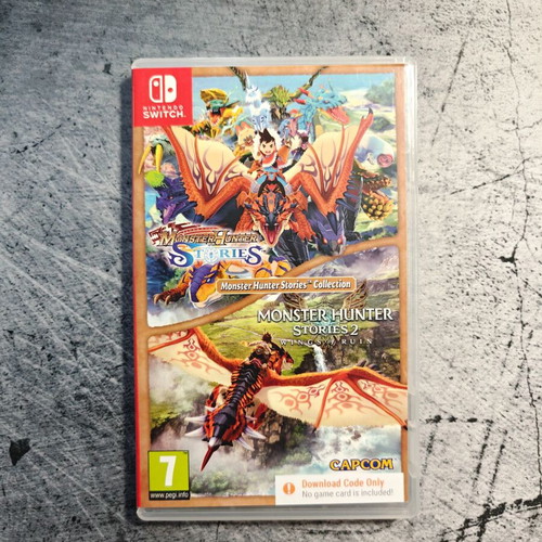 Switch Monster Hunter 1 + 2 box used, without game