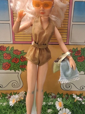 Bibibo swimsuit and slippers used, vacation set A period without doll