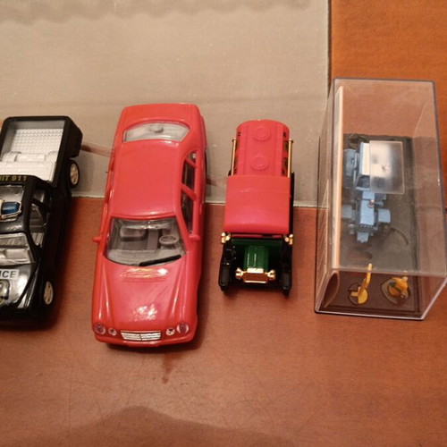 Toy vehicles used, set of 8 trucks, cars, tractors