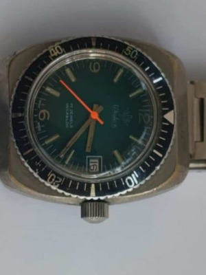 Watex 38,5mm Diver 200m Μηχανικό ρολόι ανδρικό με 17 λίθους μεταχειρισμένο