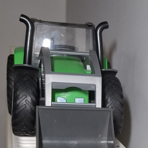 Playmobil tractor with trailer like new