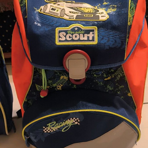 Scout Alpha school bag used, German, ergonomic design