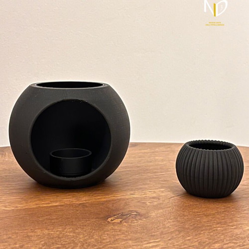 Modern 3D Printed Tealight Holder new for cozy atmosphere