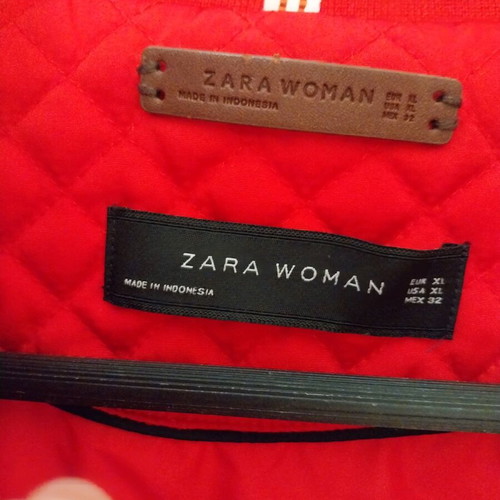 Μπουφάν Zara κόκκινο καπιτονέ σαν καινούργιο, μέγεθος XL