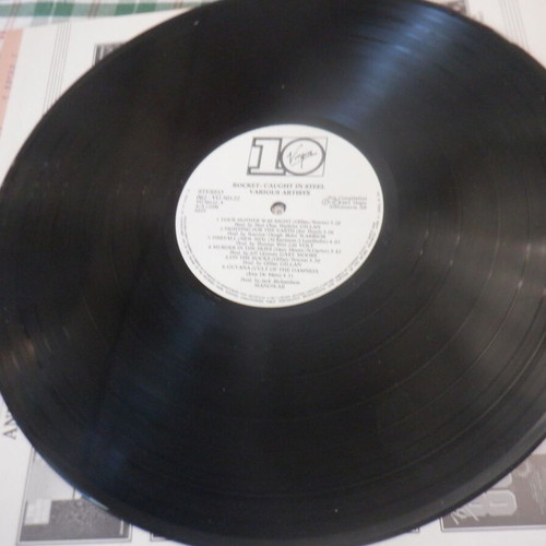 Rocket-Caught In Steel rare vinyl used, Greek pressing, metal