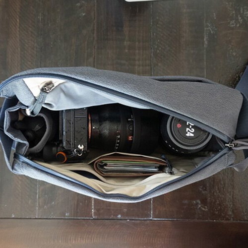 Bellroy Venture Sling 6L used, basalt fabric, gray turquoise
