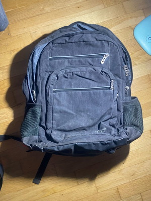 Τσάντα πλάτης Polo μεταχειρισμένη, μεγάλη, μαύρη