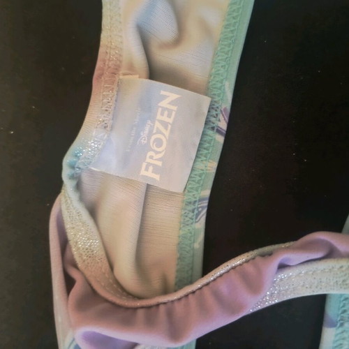 Frozen bikini swimsuit like new for 3-4 years old, multicolor