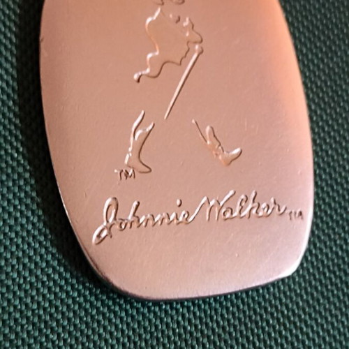 Johnnie Walker Collectible Metal Keychain Vintage Striding Man