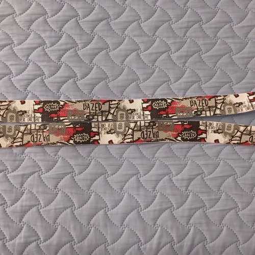 Multicolor belt with designs for pants and shorts
