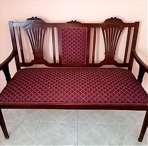 Αντίκα - Έπιπλα σαλονιού: σετ από 1 καναπέ, 6 καρέκλες και 2 πολυθρόνες