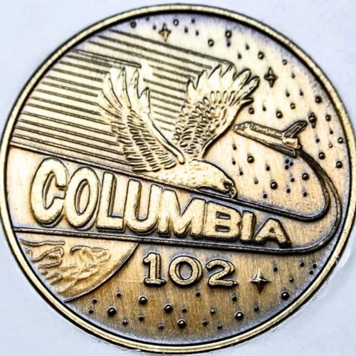 Space Shuttle Crew Emblem Collection Series bronze medal new