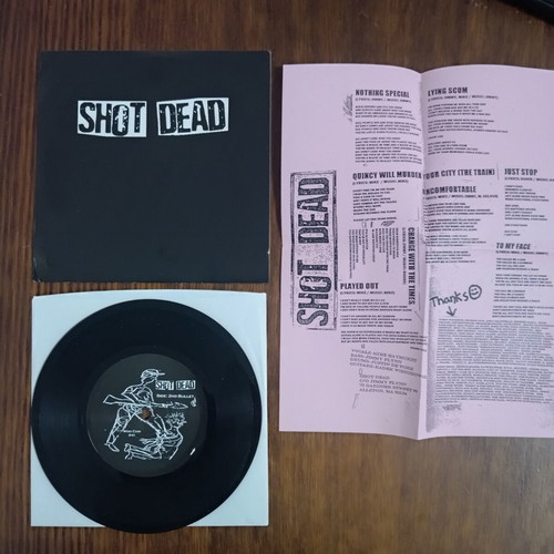 Shot Dead 7" EP vinyl record, punk