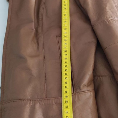 Stanfield women's leather jacket used, brown, size 46