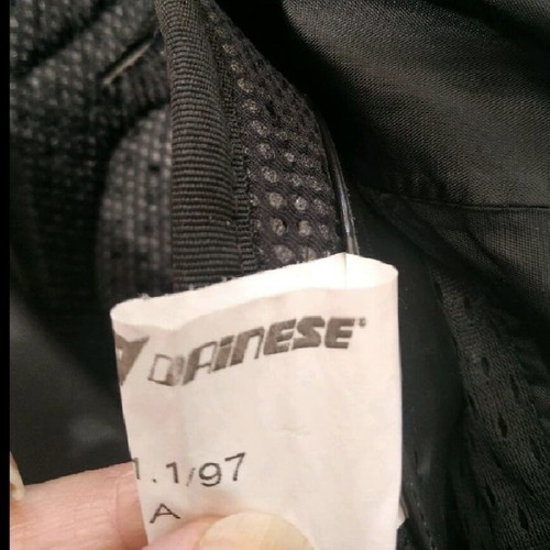 Dainese protective motorcycle jacket used, size 46 S/M