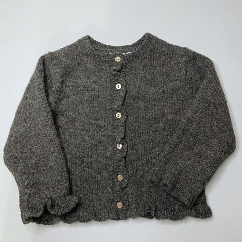 Zara knitted cardigan like new, gray, size 98 cm for 3-year-old girl