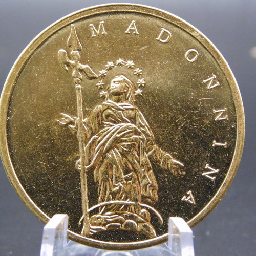 Duomo di Milano Madonnina souvenir medal, Italy