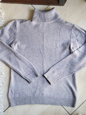 Knitted oversized sweater like new, gray, size XL