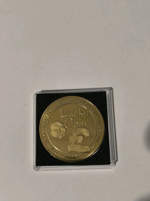Lucky metal coin new, excellent quality