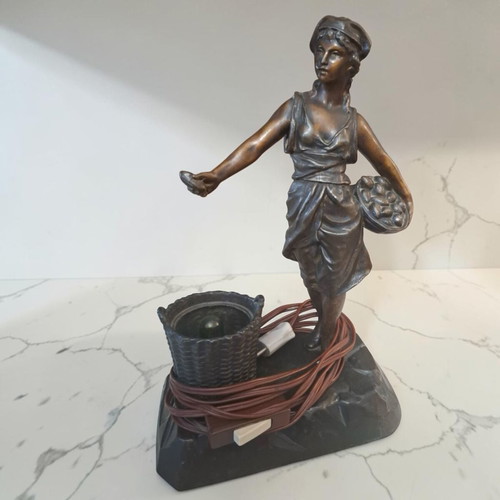 Metal lamp like new, 34x20cm