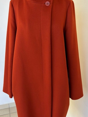 Max Mara Cashmere Coat XL/XXL Orange New