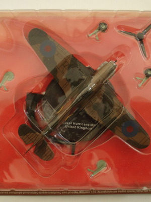 Μοντελισμός Hawker Hurricane Mk.I 1/72 Die Cast Model De Agostini