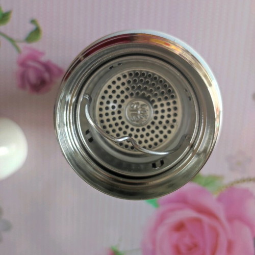 Kilio 500ml thermos new white with tea strainer