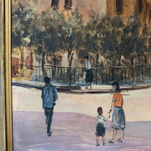 Έργο τέχνης Ε. Διαλέτης μεταχειρισμένο, Ωρολόγιο Ανδρόνικου Κηρρύστου σε κορνίζα