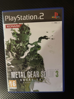 Metal Gear Solid 3 Snake Eater PS2 like new