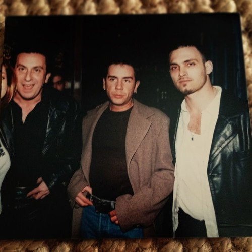Rare authentic photo of Giorgos Mazonakis, Spyros Poros, Takis Tsantilis used