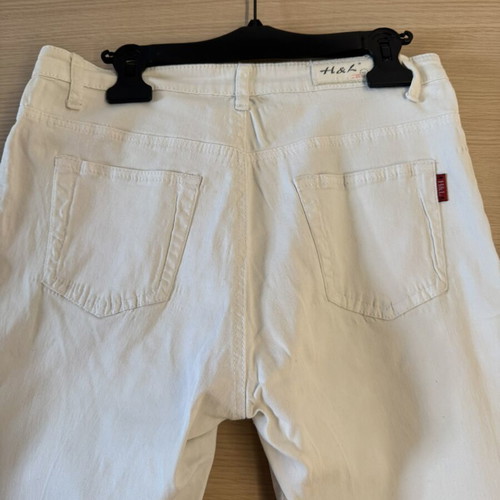 H&L white stretch jeans trousers, size 44
