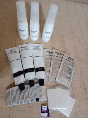 Palette Intensive Color Cream 7.77 hair dye set new, 3 pieces