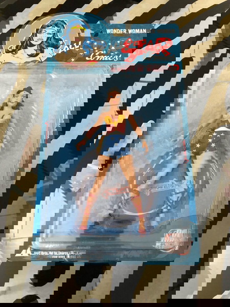WONDER WOMAN 6” FIGURE ALL-STAR COMICS SUPER SQUAD new w BASE DC DIRECT sealed REACTIVATED SERIES ΤΕ