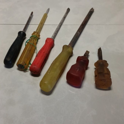 Screwdrivers used, pack all together