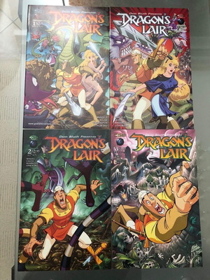Dragons Lair 1-3 and 1 Variant Crossgen Don Bluth comics new, set of 4