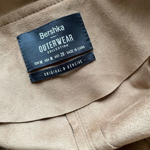 Bershka brown jacket size M like new