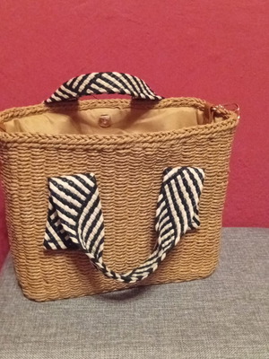 Elegant women's straw handbag new, summer accessory