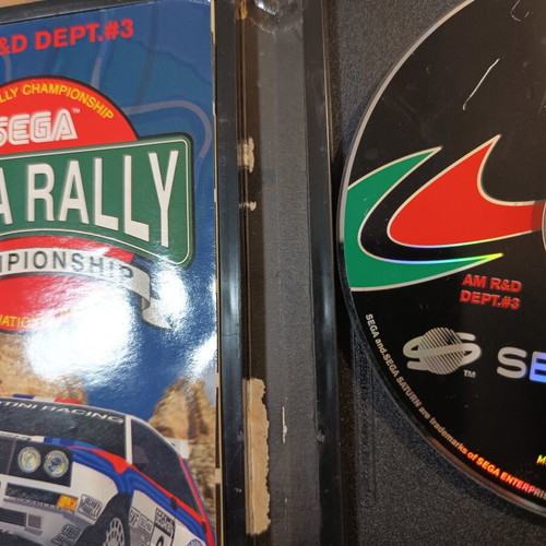 Sega Rally Saturn Pal used video game
