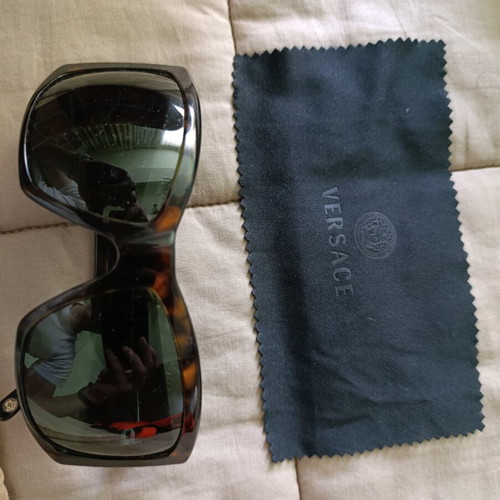 Versace sunglasses Mod. 4130-B like new, brown orange