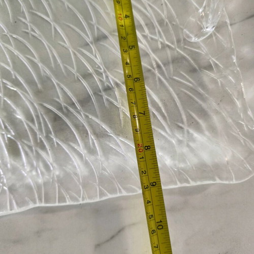 Glass serving tray like new