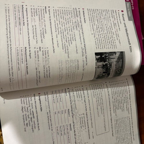 Daf kompakt neu A1-B1 used, with CD and erasable pencil or pen notes