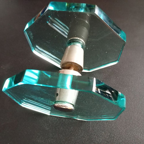 Octagonal glass door knob used for Securit glass door