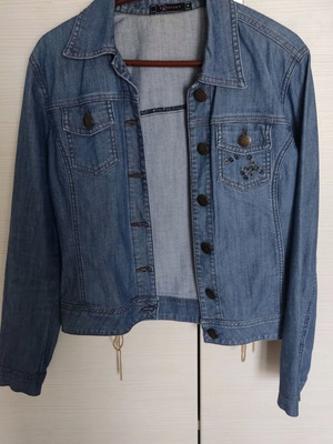 Raxevksy denim jacket used, size M-L