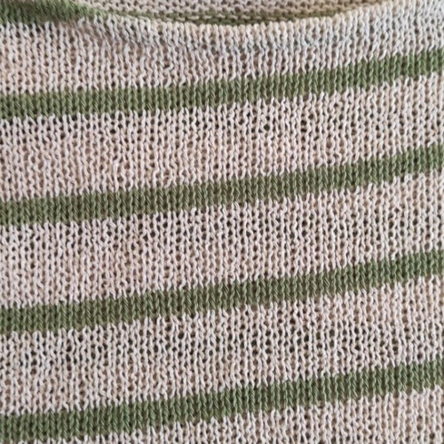 Knitted women's sweater Pull & Bear like new, beige and green, size M