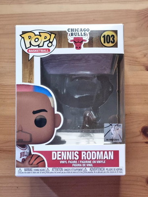 Funko Pop 103 Chicago Bulls Dennis Rodman empty box like new